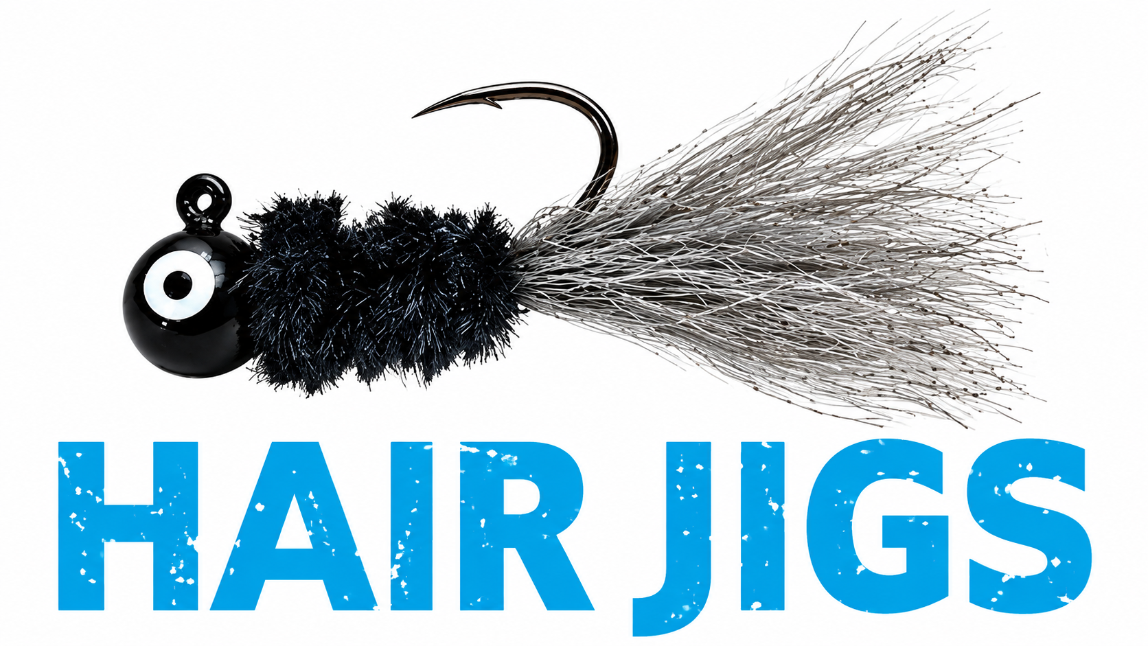 Kai's Custom Jigs Hair Jigs category banner featuring a handcrafted hair jig