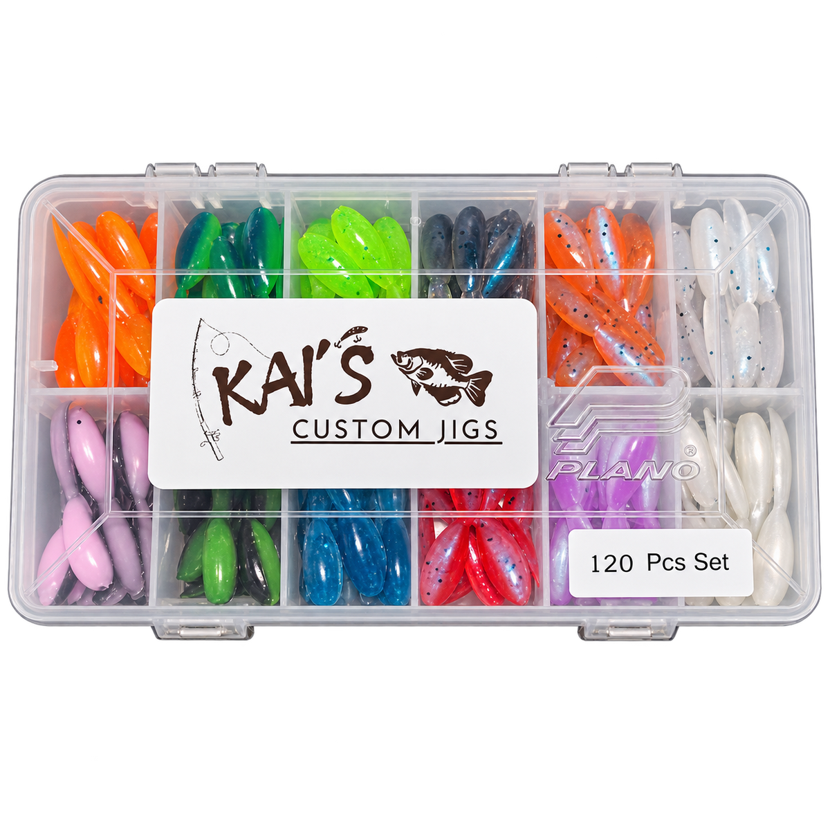 Kai's Custom Jigs 120 Piece Tadpole Box Set closed