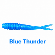 Kai's Custom Jigs 2.5-inch Crappie Fluke in Blue Thunder
