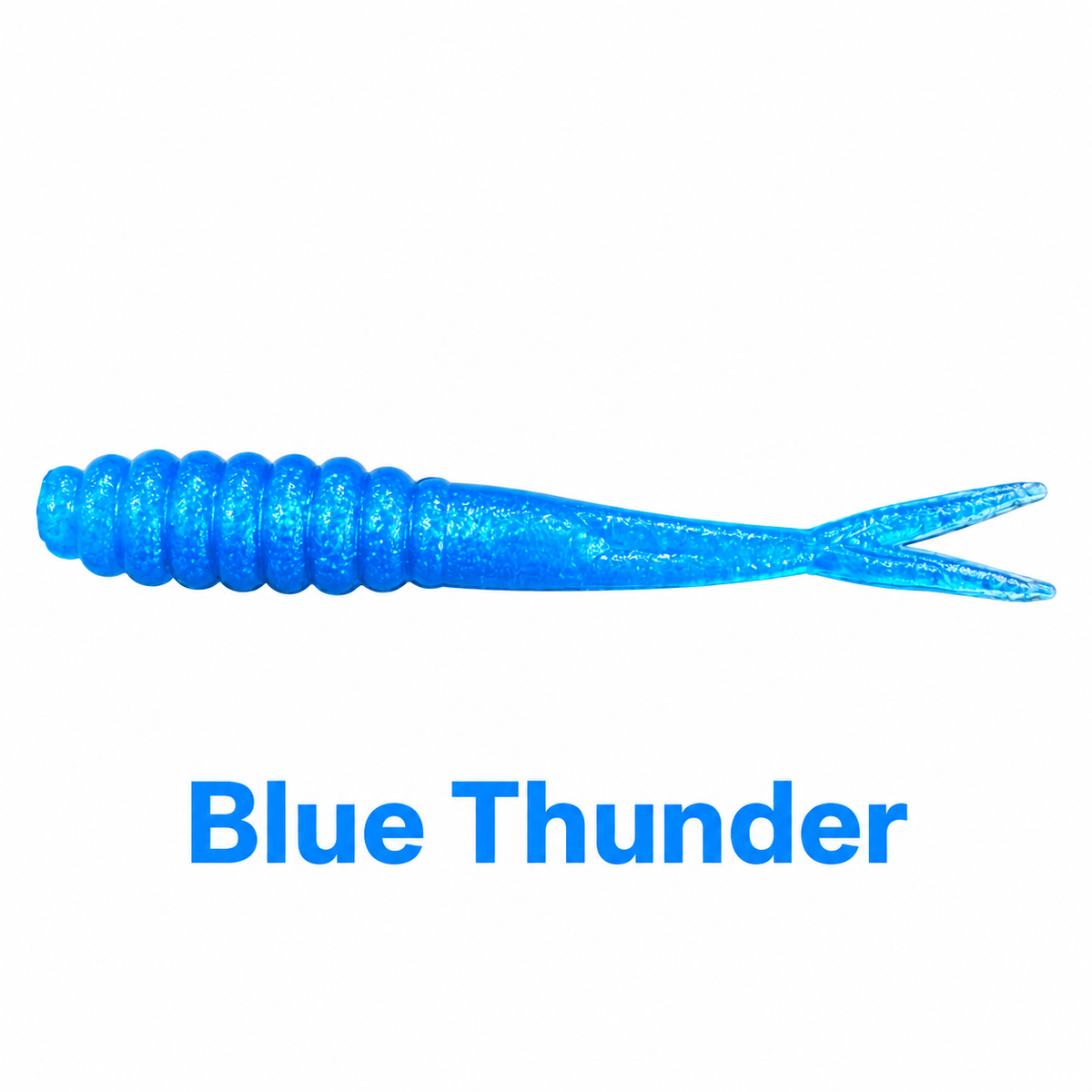 Kai's Custom Jigs 2.5-inch Crappie Fluke in Blue Thunder