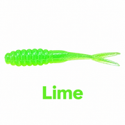 Kai's Custom Jigs 2.5-inch Crappie Fluke in Lime