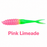 Kai's Custom Jigs 2.5-inch Crappie Fluke in Pink Limeade