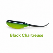 Kai's Custom Jigs 2-inch Stinger Minnow in Black Chartreuse