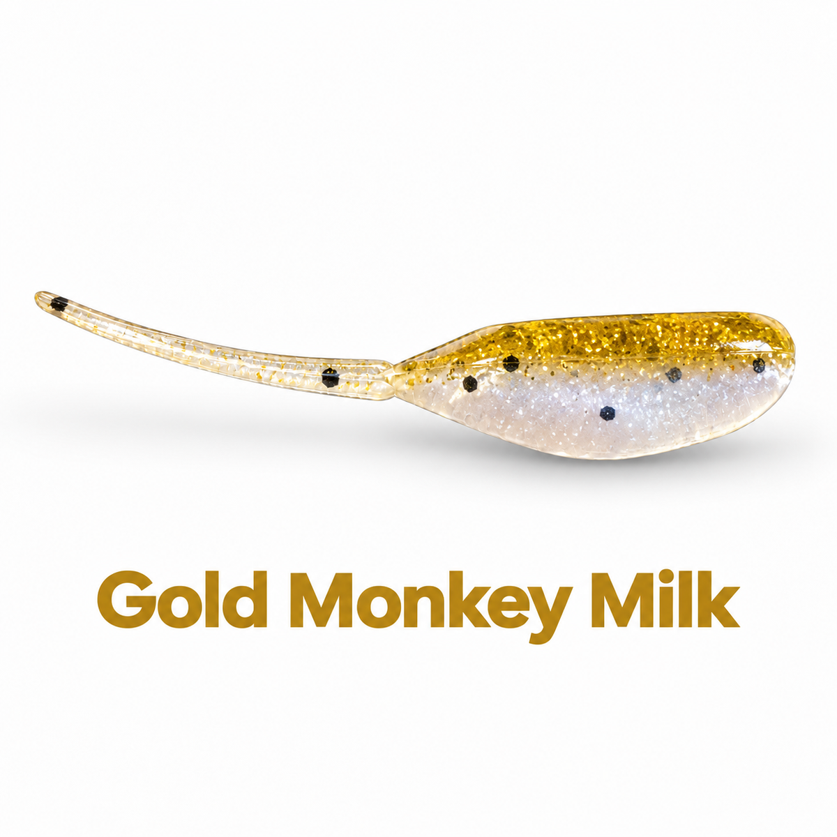 Kai's Custom Jigs 2-inch Stinger Minnow in Gold Monkey Milk