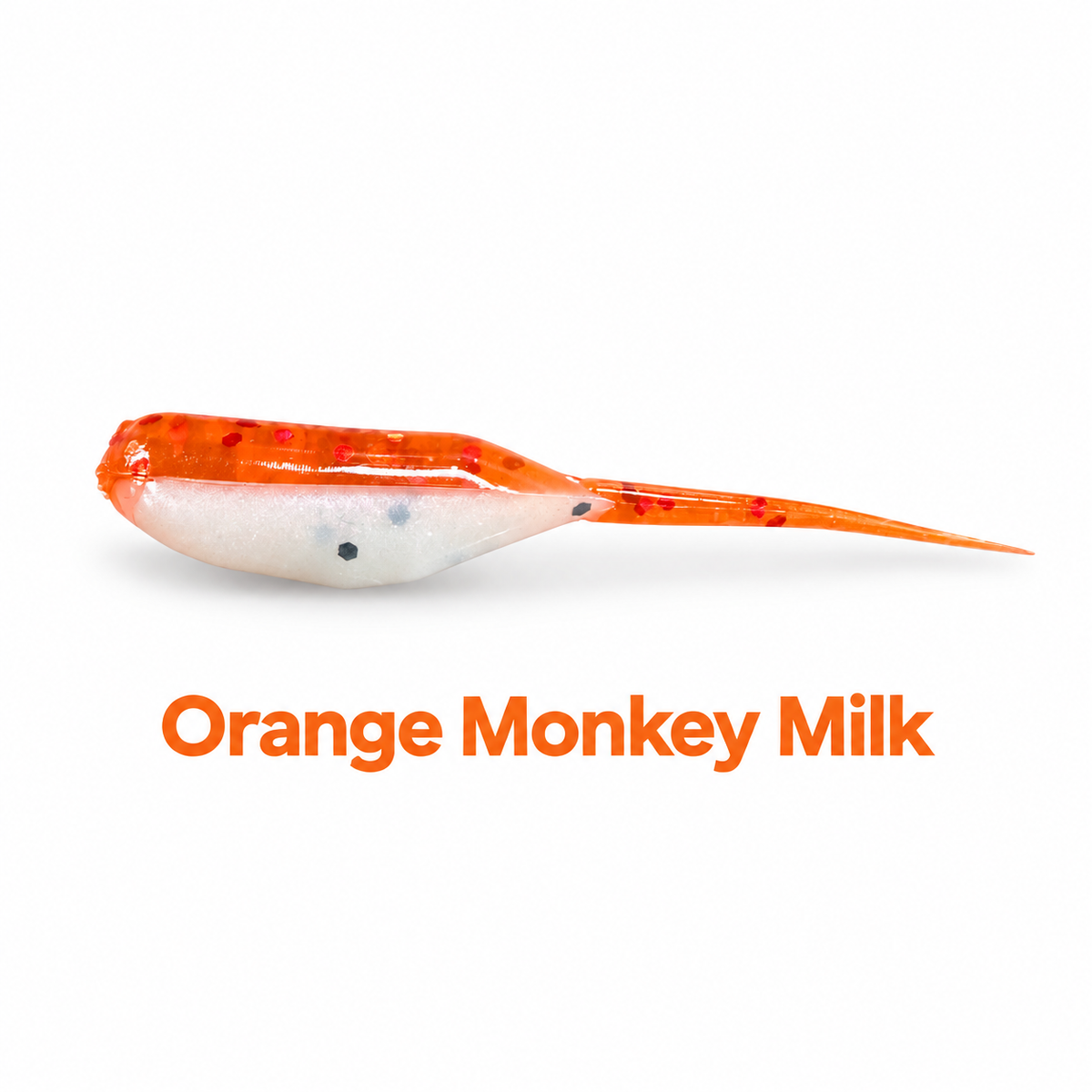 Kai's Custom Jigs 2-inch Stinger Minnow in Orange Monkey Milk