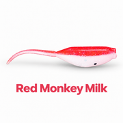 Kai's Custom Jigs 2-inch Stinger Minnow in Red Monkey Milk