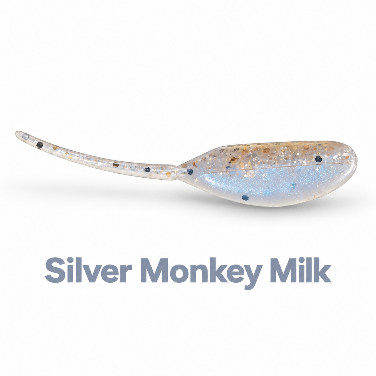 Kai's Custom Jigs 2-inch Stinger Minnow in Silver Monkey Milk