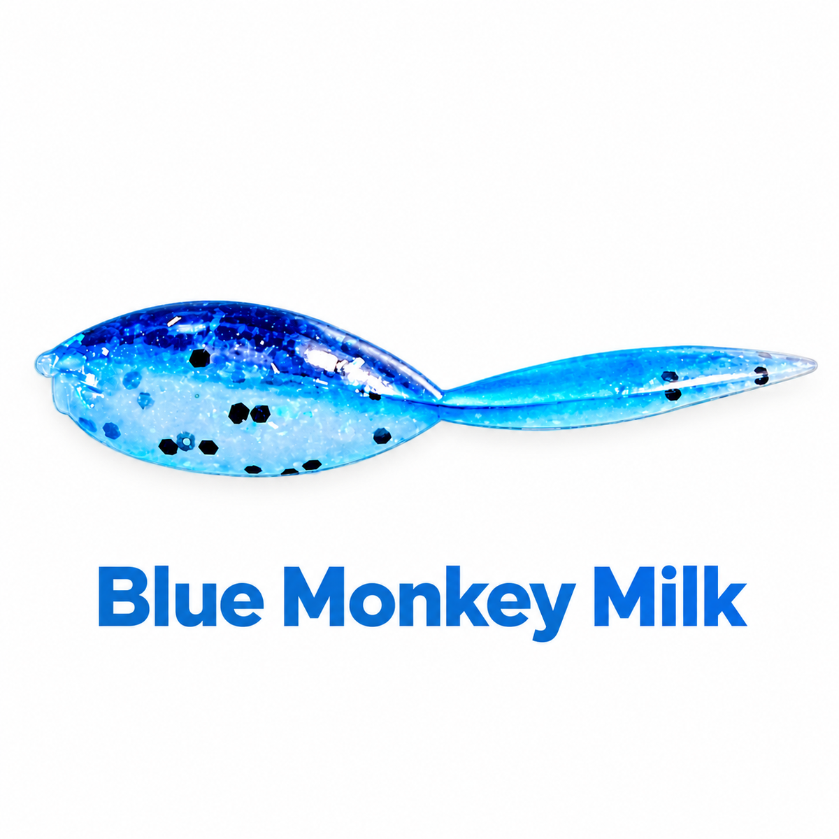 Kai's Custom Jigs 2-inch Tadpole soft plastic bait in Blue Monkey Milk
