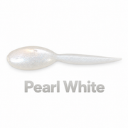 Kai's Custom Jigs 2-inch Tadpole soft plastic bait in Pearl White