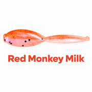 Kai's Custom Jigs 2-inch Tadpole soft plastic bait in Red Monkey Milk