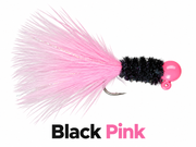 Kai's Custom Jigs Marabou Jig in Black Pink