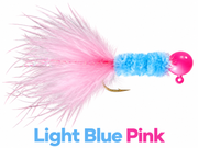 Kai's Custom Jigs Marabou Jig in Light Blue Pink