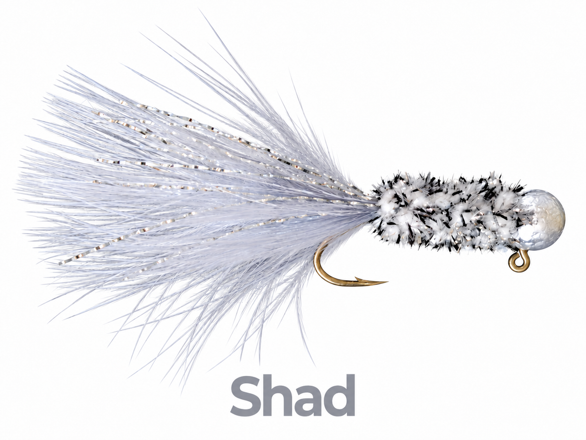 Kai's Custom Jigs Marabou Jig in Shad
