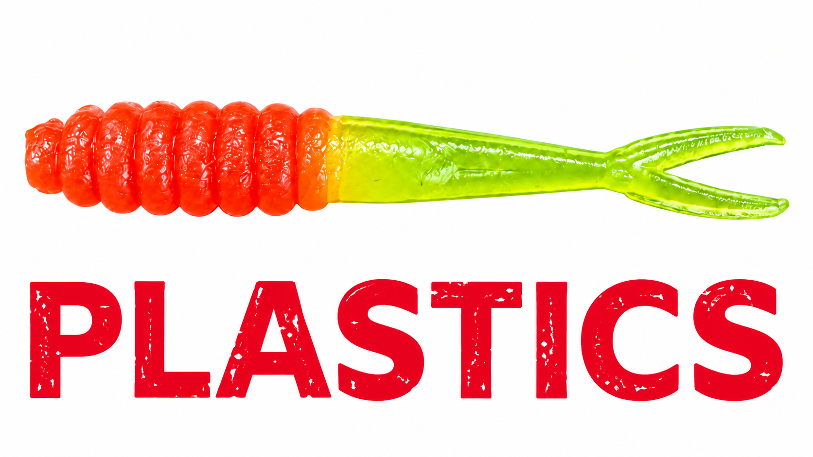 Kai's Custom Jigs Plastics category banner featuring a soft plastic crappie lure